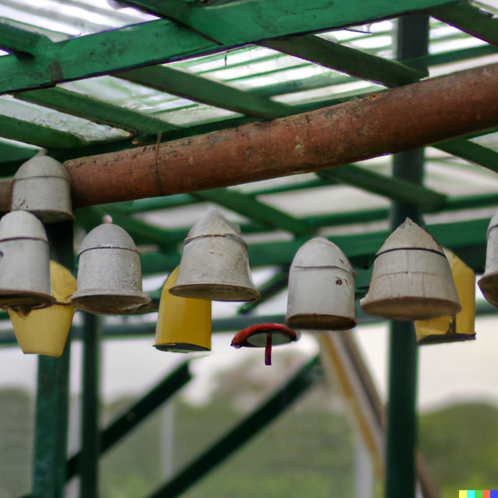 Bebederos para Aves Chile DALL·E 2023 03 28 17.46.10 Bebederos para Pajaros en granja - Bebederos para Aves Chile